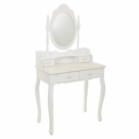 Schminktisch Alexandra House Living Weiß Creme 40 x 140 x 75 cm