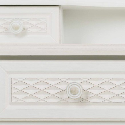 Dresser Alexandra House Living White Cream 40 x 140 x 75 cm 2