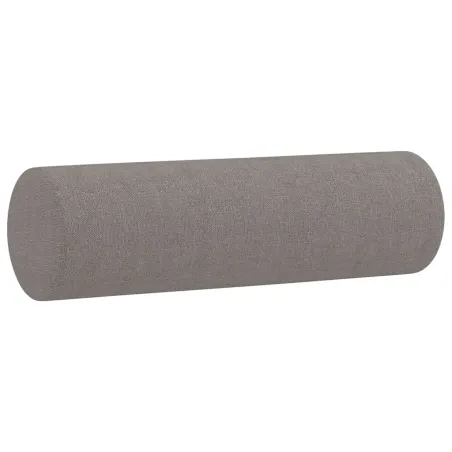 Ensemble de canapés 3 pcs avec coussins taupe tissu