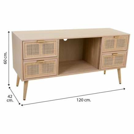 Mueble Auxiliar Alexandra House Living Natural Madera MDF 42 x 60 x 12 2