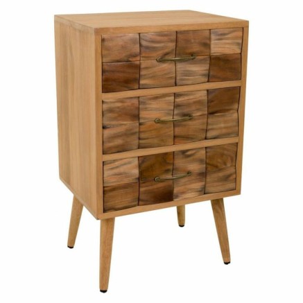 Ladenkast Alexandra House Living Natuurlijk Paulownia hout 75 x 38 x 4