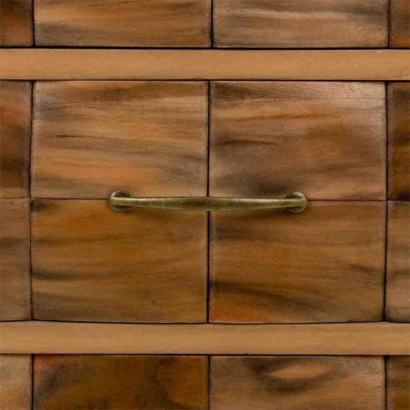 Cassettiera Alexandra House Living Naturale Legno di paulownia 75 x 38
