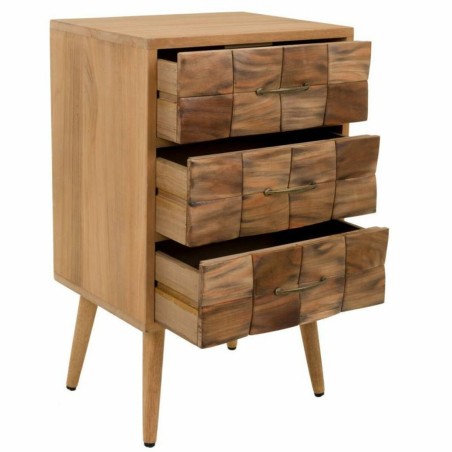 Cajonera Alexandra House Living Natural Madera de Paulonia 75 x 38 x 4