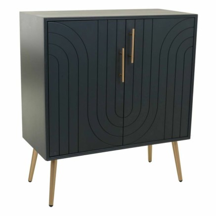 Eingangsbereich Alexandra House Living Grau Gold 37 x 84 x 75 cm