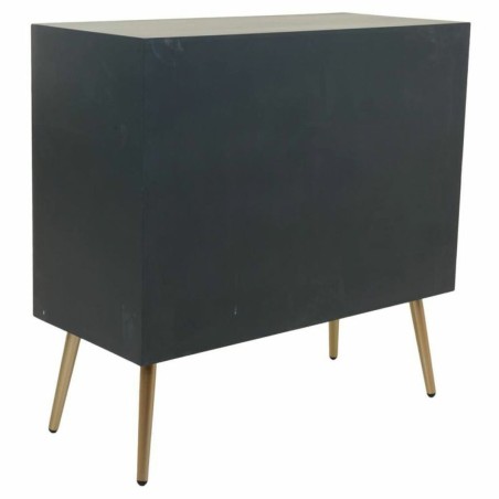 Chest of drawers Alexandra House Living Golden Dark grey MDF Wood 78 x