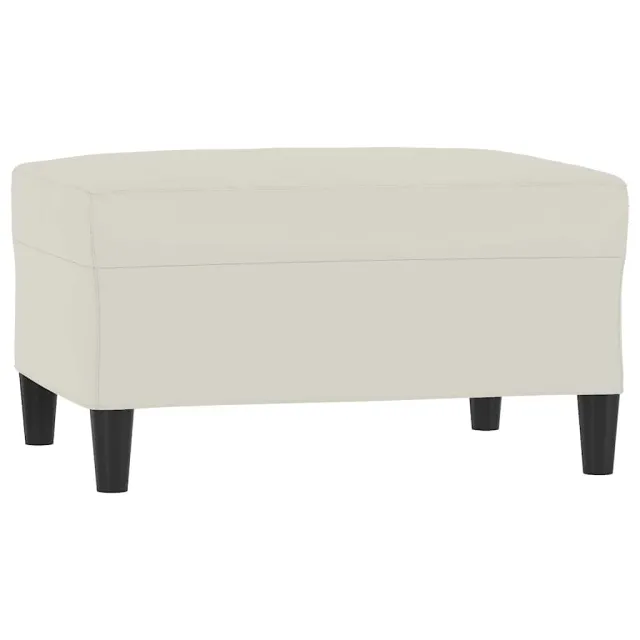 Ensemble de canapés 4 pcs avec coussins Crème Velours