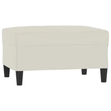 Ensemble de canapés 4 pcs avec coussins Crème Velours