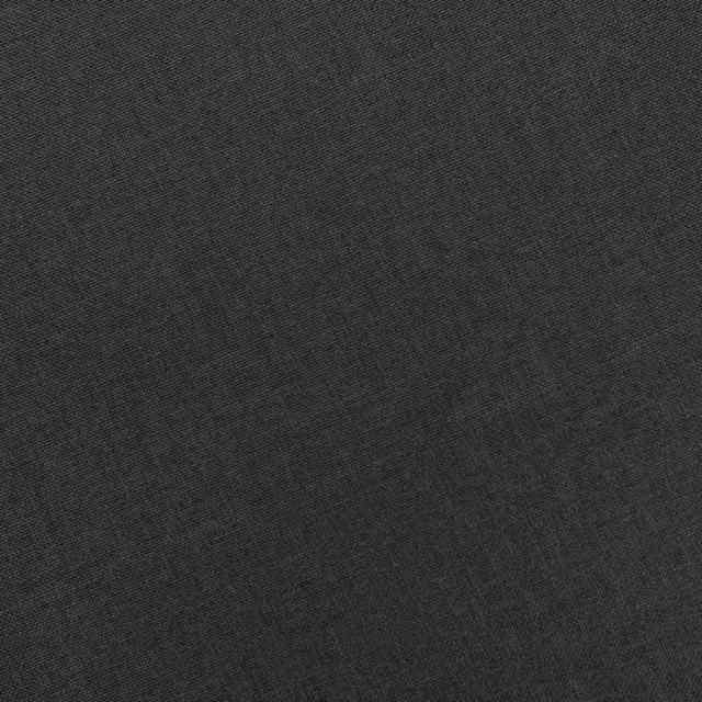 Fauteuil avec repose-pied Gris foncé Tissu