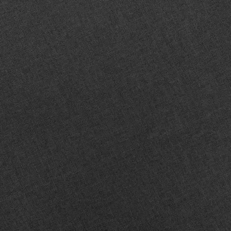 Fauteuil avec repose-pied Gris foncé Tissu