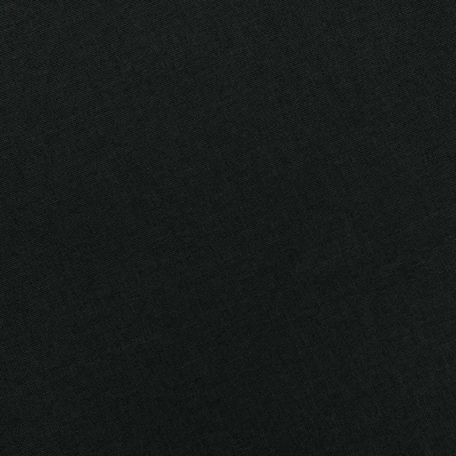 Fauteuil avec repose-pied Noir Tissu