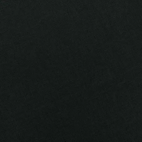 Fauteuil avec repose-pied Noir Tissu