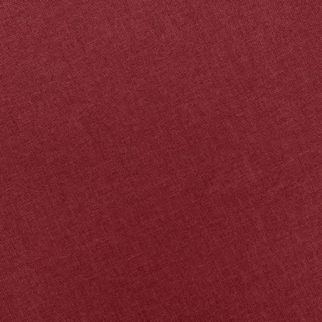 Fauteuil avec repose-pied Rouge bordeaux Tissu