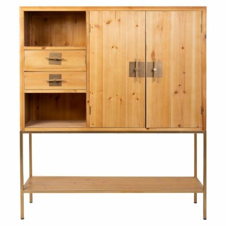 Aparador Alexandra House Living Dorado Natural Hierro Madera de abeto
