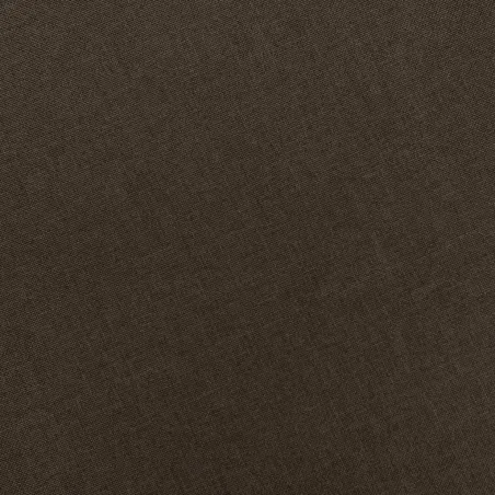 Fauteuil avec repose-pied Marron Tissu