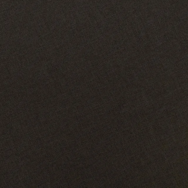 Fauteuil avec repose-pied Marron foncé Tissu