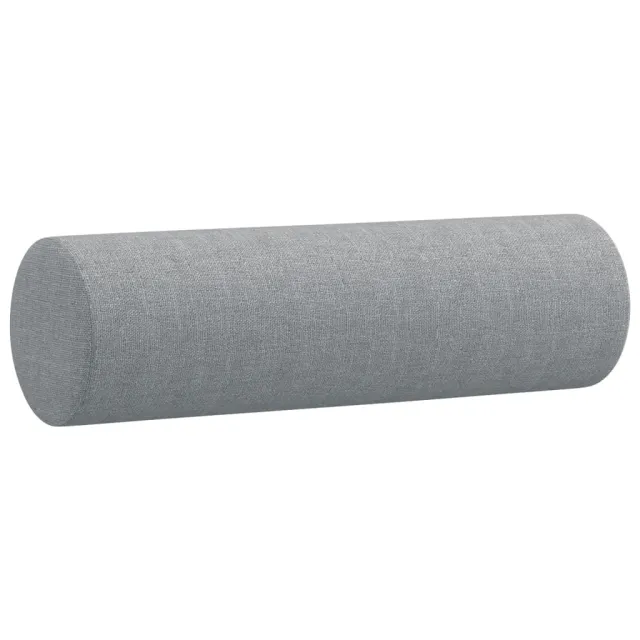 Ensemble de canapés 4 pcs coussins gris clair tissu