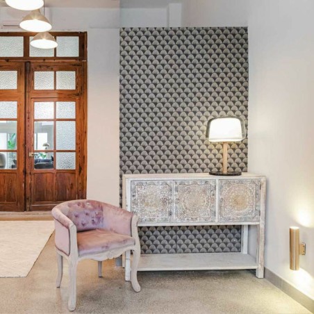 Aparador Alexandra House Living Azul Madera de abeto Madera MDF 35 x 9