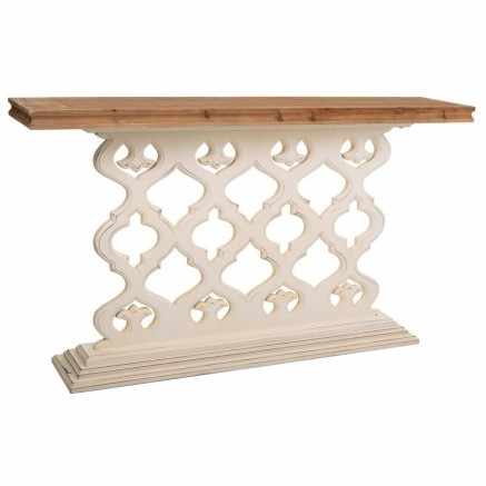 Meuble d'Entrée Alexandra House Living Blanc 30 x 78 x 142 cm