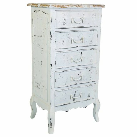 Caisson à Tiroirs Alexandra House Living Blanc Bois d'épicéa Bois M
