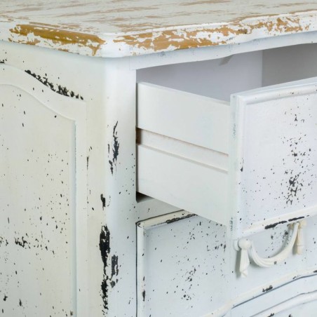 Cajonera Alexandra House Living Blanco Madera de abeto Madera MDF 40 x