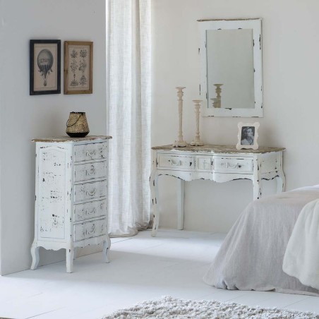 Cajonera Alexandra House Living Blanco Madera de abeto Madera MDF 40 x