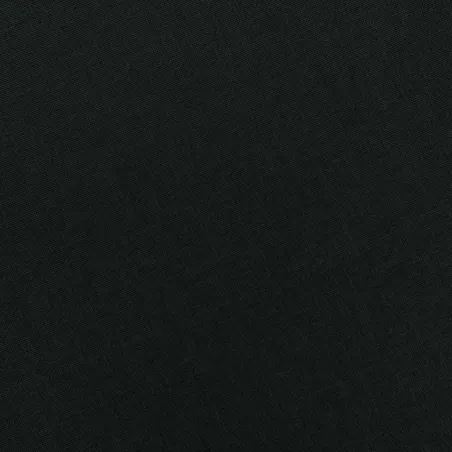 Fauteuil de massage avec repose-pied Noir Tissu