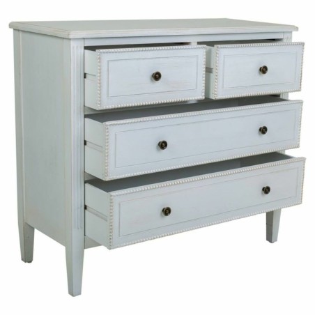 Cómoda Alexandra House Living Blanco Madera de abeto Madera MDF 36 x