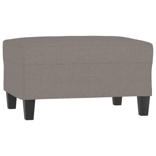 Ensemble de canapés 4 pcs avec coussins taupe tissu