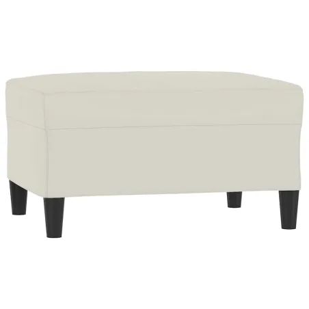 Ensemble de canapés 4 pcs avec coussins Crème Velours