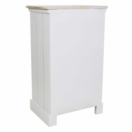 Cassettiera Alexandra House Living Bianco Marrone Legno di paulownia L