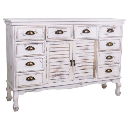 Dientafel Alexandra House Living Wit Paulownia hout 33 x 78 x 113 cm