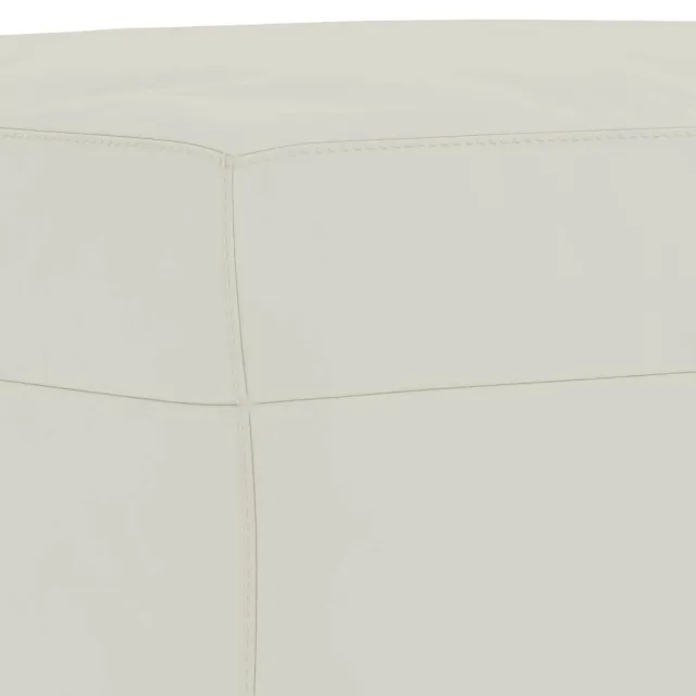 Ensemble de canapés 3 pcs avec coussins Crème Velours