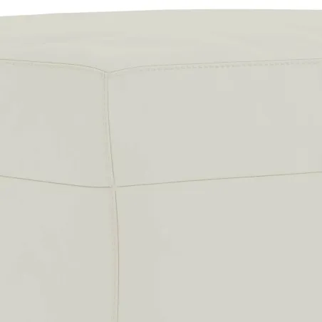 Ensemble de canapés 3 pcs avec coussins Crème Velours