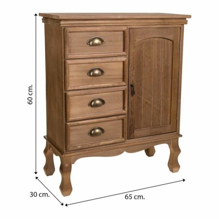 Meuble d'Entrée avec Tiroirs Alexandra House Living Marron 30 x 80 x