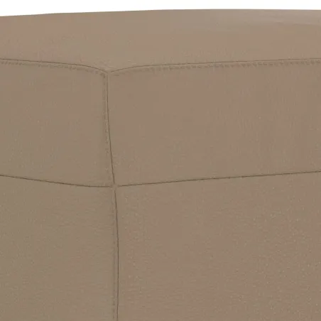 Ensemble de canapés 4 pcs avec coussins Cappuccino Similicuir