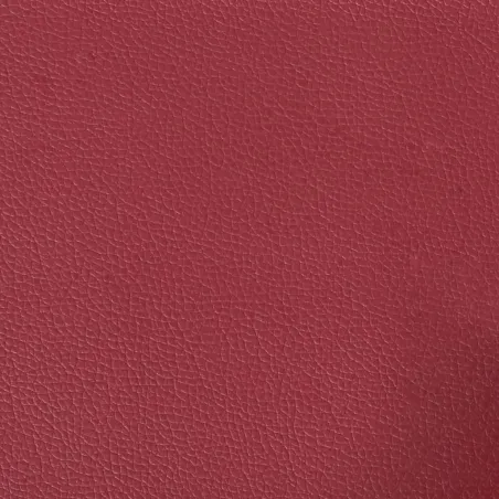 Ensemble de canapés 3 pcs et coussins Rouge bordeaux Similicuir