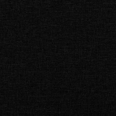 Ensemble de canapés 3 pcs avec coussins Noir Tissu