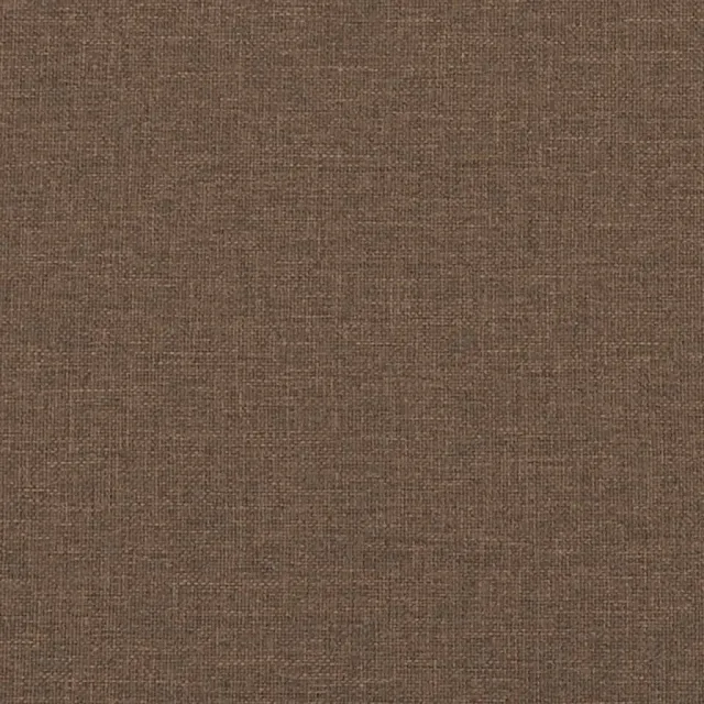 Ensemble de canapés 2 pcs avec coussins marron tissu