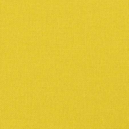 Ensemble de canapés 2 pcs avec coussins jaune clair tissu