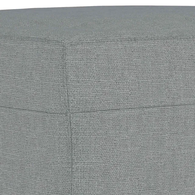 Ensemble de canapés 3 pcs coussins gris clair tissu