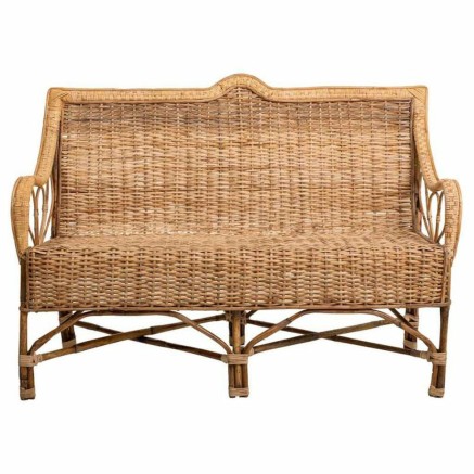 Leunstoel Alexandra House Living Natuurlijk 48 x 99 x 130 cm 2