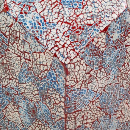 Stool Alexandra House Living Red Silver MDF Wood 50 x 51 x 50 cm 2