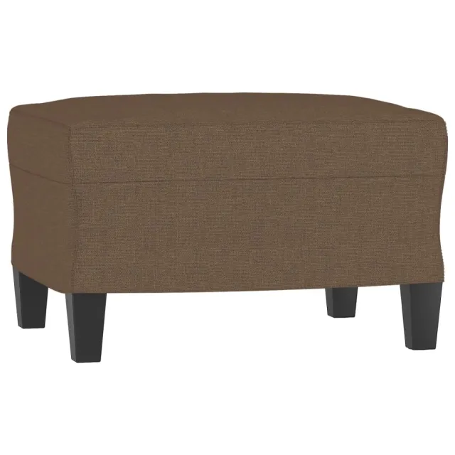 Ensemble de canapés 3 pcs marron tissu