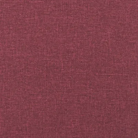 Ensemble de canapés 2 pcs rouge bordeaux tissu
