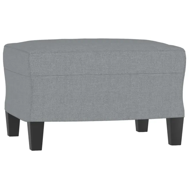 Ensemble de canapés 3 pcs gris clair tissu