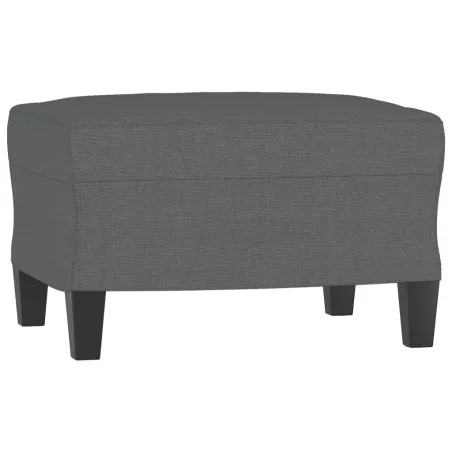 Ensemble de canapés 3 pcs gris foncé tissu