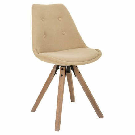 Chaise de Salle à Manger Alexandra House Living Crème 44 x 84 x 48 c
