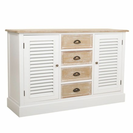 Dientafel Alexandra House Living Wit Paulownia hout Hout MDF 40 x 80 x