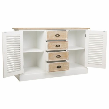 Anrichte Alexandra House Living Weiß Paulonia-Holz Holz MDF 40 x 80 x
