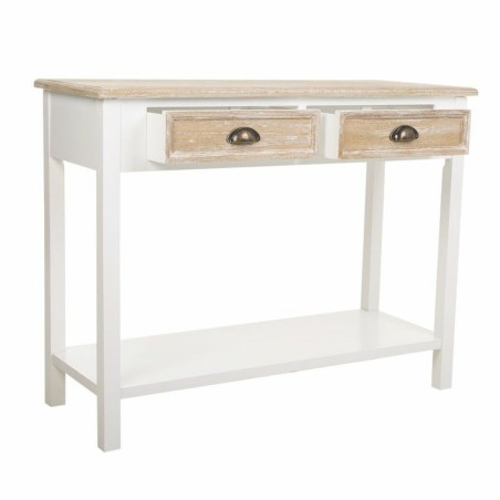 Hall Table with Drawers Alexandra House Living White 40 x 78 x 100 cm